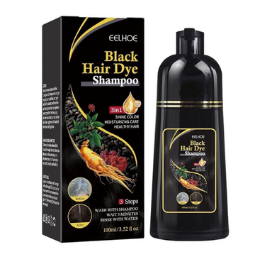 Natural Black Hair 3- IN-1 Dye Shampoo